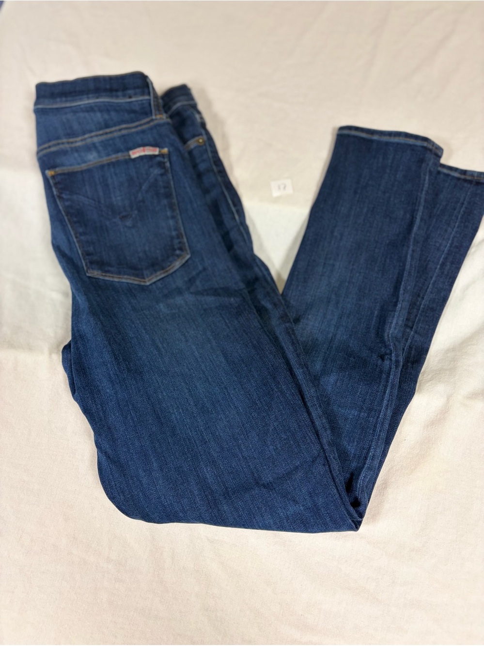 Hudson Jeans Women’s Dark Blue High Rise Skinny Jeans - Picture 7 of 7